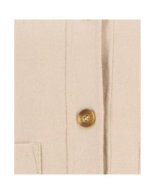 Barbour Natural Ashdon Double Face Wool Blend Overshirt