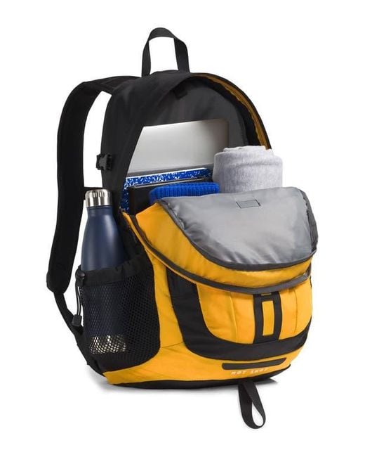 The North Face Yellow Hot Shot Backpack for men