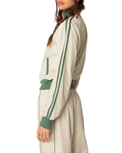 Edikted Green Superstar Track Jacket