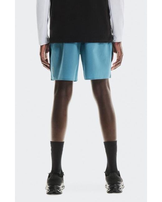 On Shoes Blue Training Shorts for men
