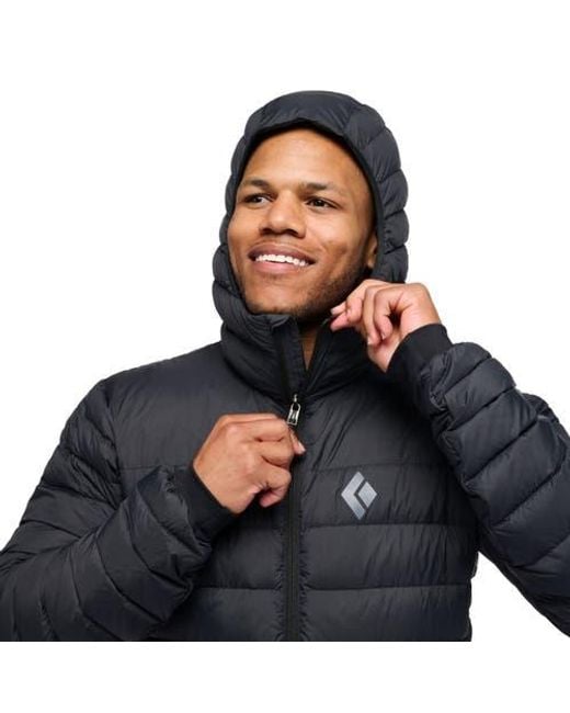 Black Diamond Blue Access Down Hooded Jacket for men