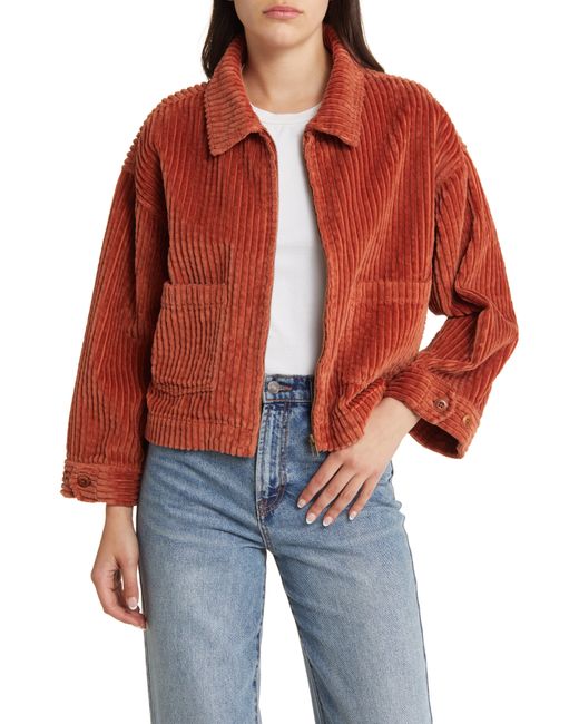 The Great Red The Mechanic Wide Wale Cotton Corduroy Jacket