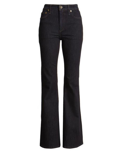 Rag & Bone Blue Flexi Dahlia Mid Rise Flare Jeans