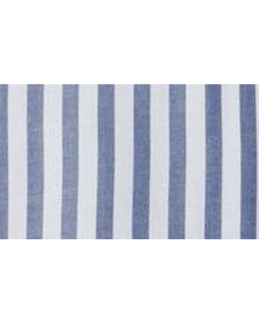 Beach Lunch Lounge Blue Candace Stripe Button-Up Shirt