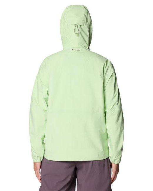 Mountain Hardwear Green Cloud Cipher Hooded Jacket