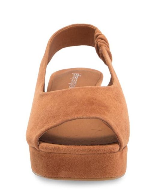 Jeffrey Campbell Brown Extendo Slingback Platform Sandal