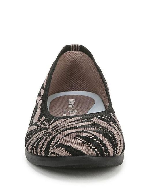 LifeStride Black Kit Ballet Flat