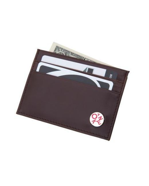 Token Purple Clark Leather Card Case