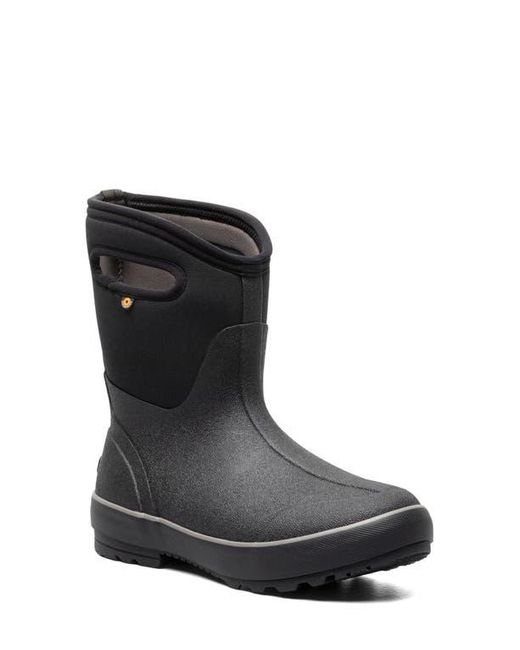 Bogs Black Classic Ii Mid Waterproof Rain Boot
