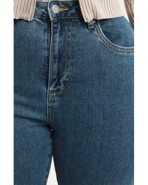 Cotton On Blue Curvy Stretch Bootcut Jean