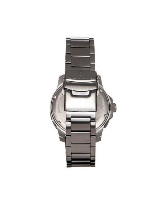 Nautis Metallic Admiralty Pro 200 Bracelet Watch W/Date for men