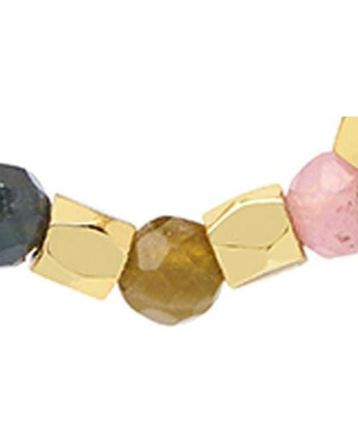 Estella Bartlett Metallic Coco Bead Hoop Earrings