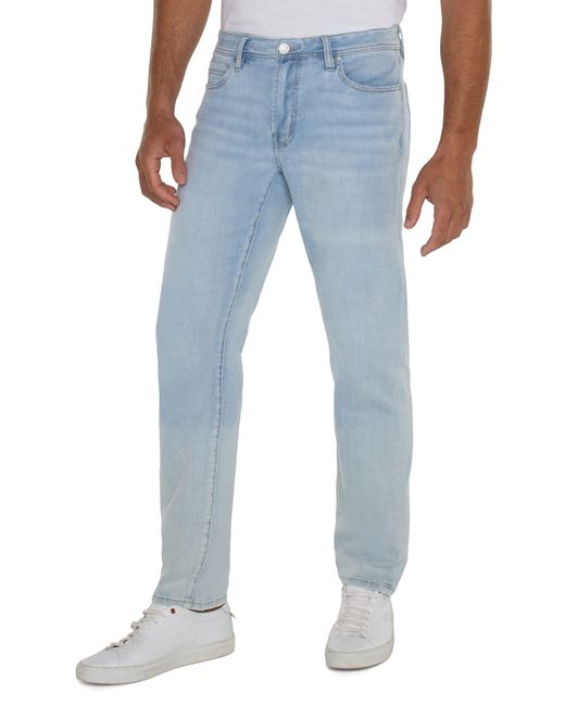 Liverpool Jeans Company Blue Kingston Modern Straight Leg Jeans for men
