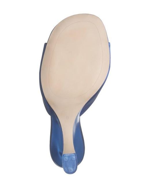 Jeffrey Campbell Blue Mew 2 Satin Slide Sandal