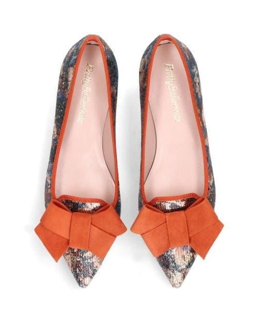 Pretty Ballerinas Red Ballet Flat