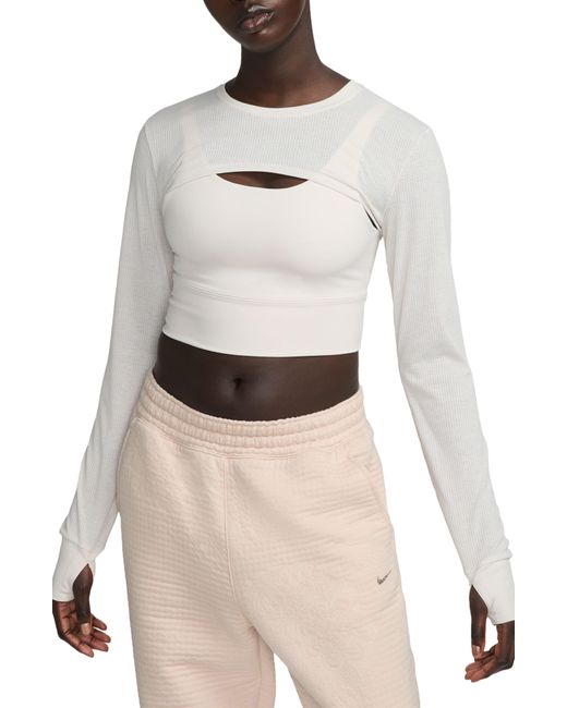 Yeezy Ribbed Jersey leggings in Natural