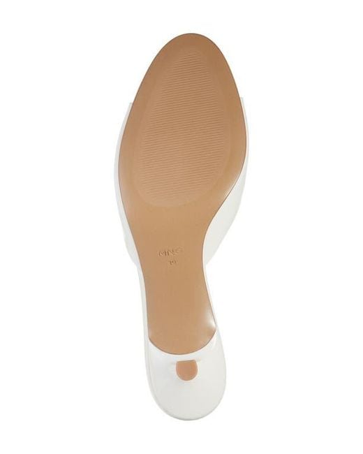 Mango White Play Sandal