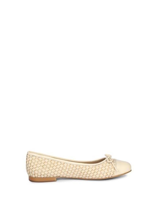 Saint G. Natural Zaini Cap Toe Ballet Flat