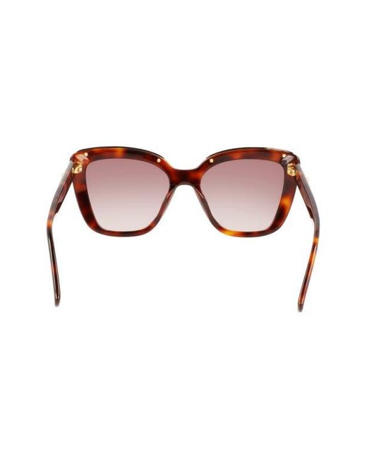 Longchamp Pink Roseau 53Mm Gradient Rectangle Sunglasses