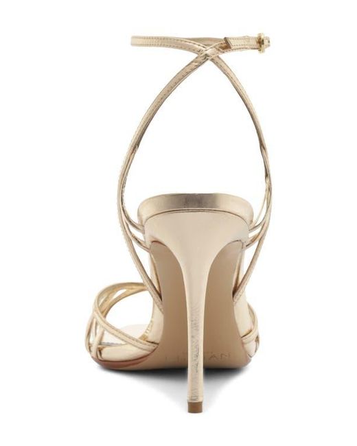 Alexandre Birman Metallic Solene Cage Sandal