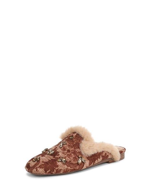 Circus by Sam Edelman Brown Tillie Faux Fur Trim Mule