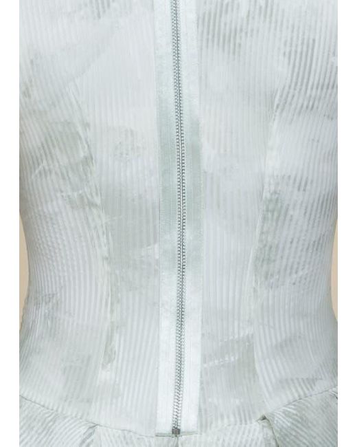 Contessa Mills Blue Bella Printed Piquet Tulle Dress