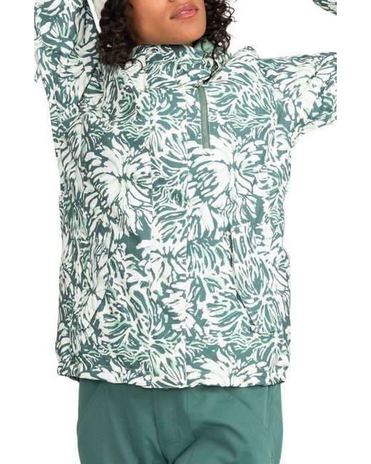 Roxy Green Jetty Waterproof Snow Jacket