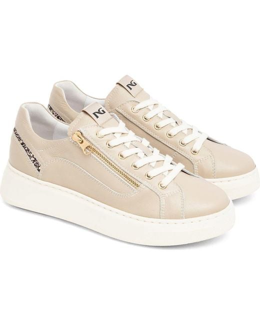 Nero Giardini White Platform Sneaker
