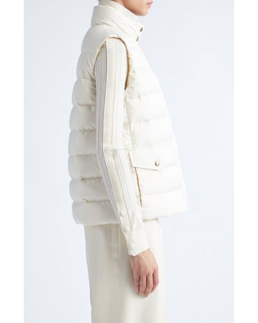 Moncler Natural Besset Down Puffer Vest