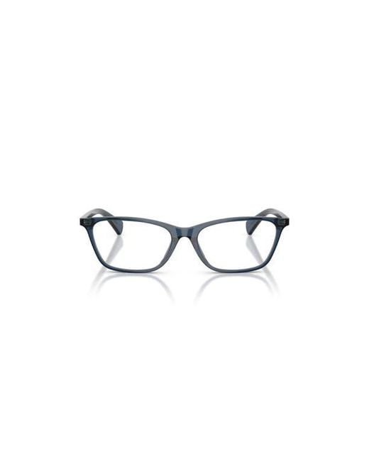 Ralph Blue 53Mm Rectangle Optical Glasses