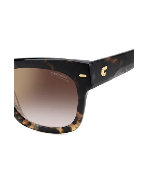 Carrera Brown 53Mm Gradient Square Sunglasses