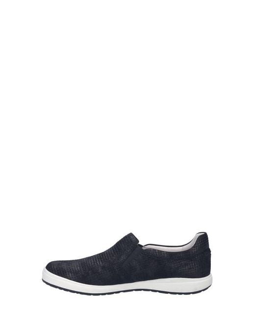 Josef Seibel Blue Caren Slip-On Sneaker