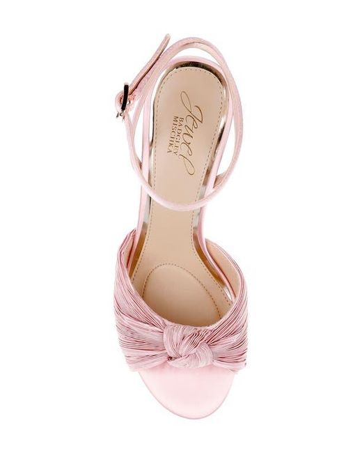 Badgley Mischka Pink Ibis Ankle Strap Sandal