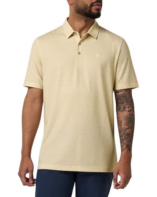 Travis Mathew Natural Featherweight Views Performance Polo for men