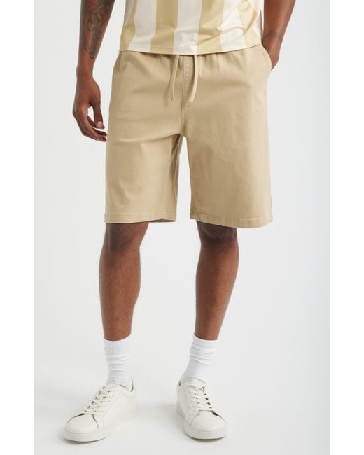 Saint Studio Natural Peninsula Forever Drawstring Shorts for men