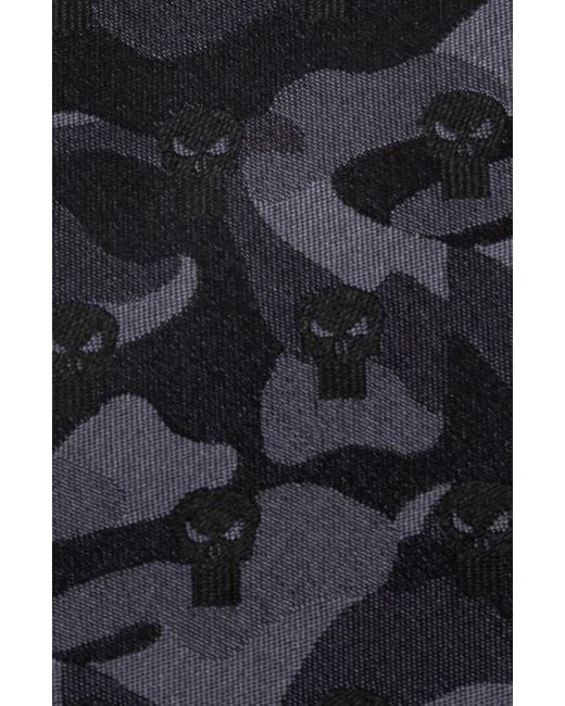 Cufflinks Inc. Black X Marvel The Punisher Silk Tie for men
