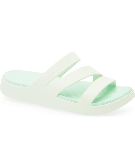 CROCSTM Green Getaway Strappy Slide Sandal