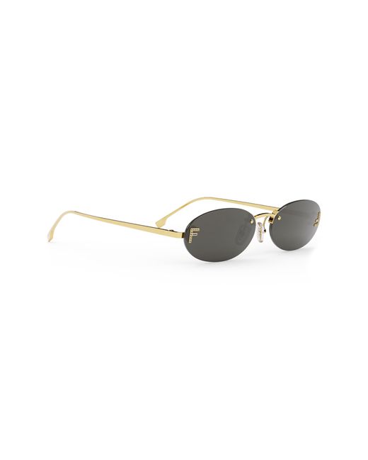 Fendi Multicolor 54mm Oval Sunglasses