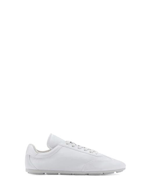 Mango White Satin Sneaker