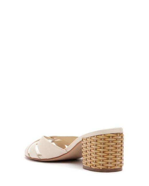 SCHUTZ SHOES White Keefa Slide Sandal