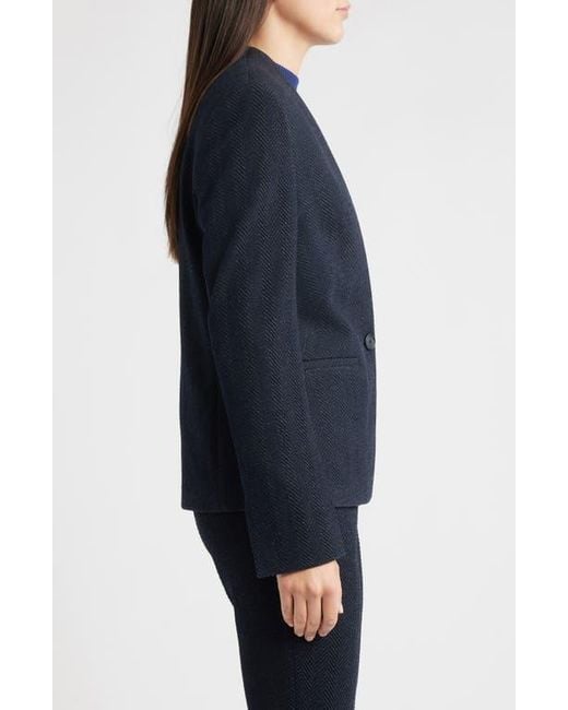 Boss Blue Jemma2 One-Button Blazer