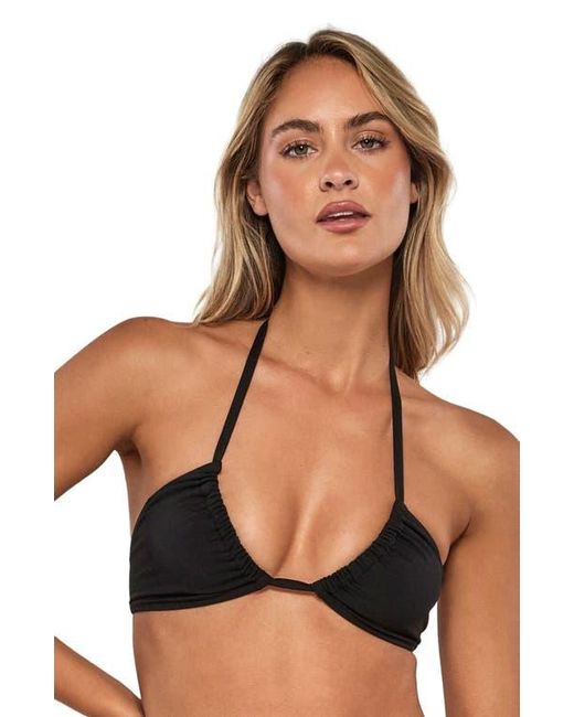 Swim Systems Brown Mila Triangle Bikini Swimsuit Top