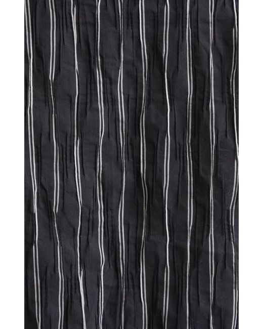KÚR Black High Neck Drop Shoulder Shirt