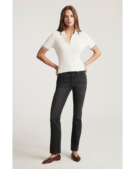 Mavi Black Molly Mid Rise Bootcut Jeans