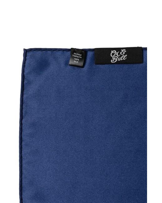 Cufflinks Inc. Blue Silk Pocket Square for men