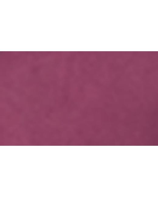 Astr Purple Satin Strapless Plunge Peplum Top