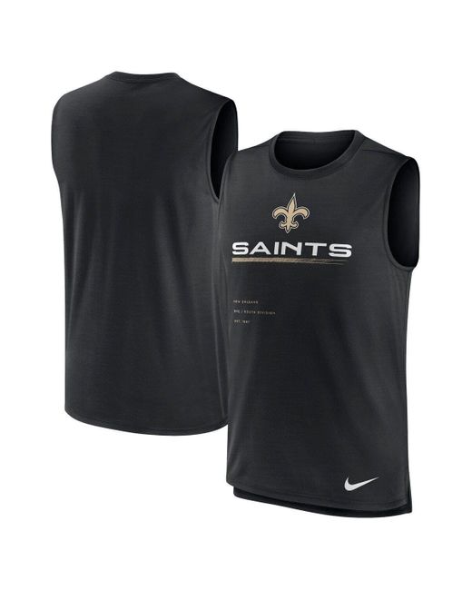 Nike New Orleans Saints Muscle Trainer Tank Top At Nordstrom in Black ...