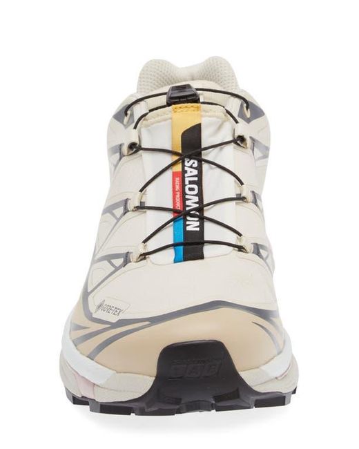 Salomon White Gender Inclusive Xt-6 Gore-Tex Waterproof Sneaker