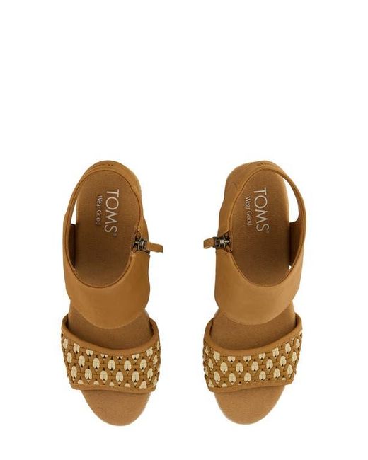 TOMS Brown Majorca Platform Sandal