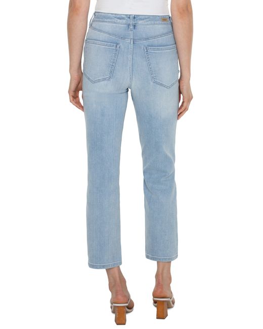 Liverpool Los Angeles Blue High Waist Ankle Non-skinny Skinny Jeans
